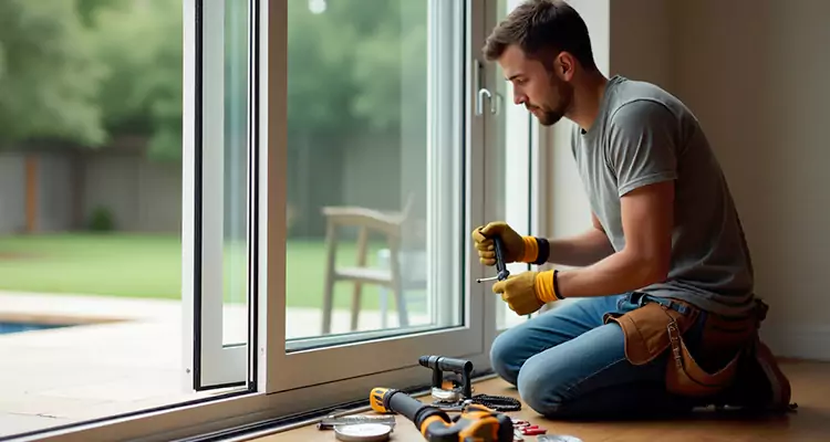Squeaky Sliding Patio Doors in Lutz, FL